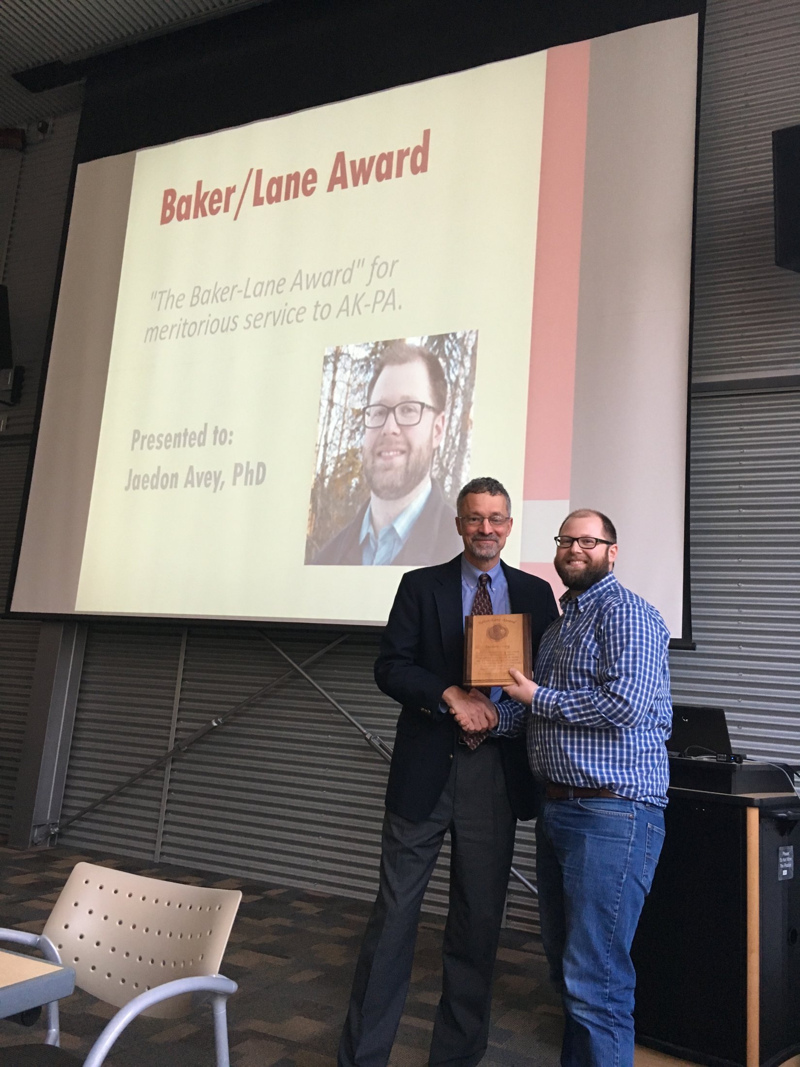 2016 Baker-Lane Award